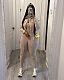Fashion Women Long Sleeve Jacket And Bodycon Jumpsuit 2 Pieces Sets TK-6329