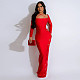 2025 Sexy Ladies Lace Patchwork Long Dresses Nightclub YF-10701