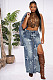 Cross Your Heart Denim Maxi Skirt Set NIYA-8159