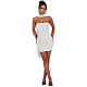 Women's Sexy Slim Ribbon Hot Drill Short Nightclub Dress BY-7188