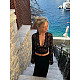 Deep V Slim Lace Long Sleeve Spice Girl Style Lace Top ASL-6772