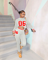 Fashion Women Long-sleeved Letter Sweater Tracksuit 2 Pieces Sets MEM-88615 Fashion Women Long-sleeved Letter Sweater Tracksuit 2 Pieces Sets MEM-88615