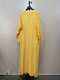 Women's Solid Color Long Sleeve Coat Thickened Sweater OD-7007