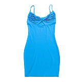 Sexy Wrap Chest Straps Knited Package Hips Mini Dress SUM-24617