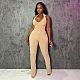2025 Sexy Halter U-neck Crop Top And Bodycon Pants Women Sets YF-10817