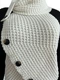 Turtleneck Patchwork Knitted Pullover Sweaters TR-1239