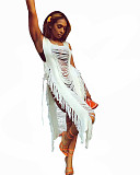 Hole Tassel Side Sleeveless Tank Beach Dress TR-1195