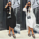 Single-breasted Lantern Sleeve Loose Cardigan Shirt JINGJ-6031