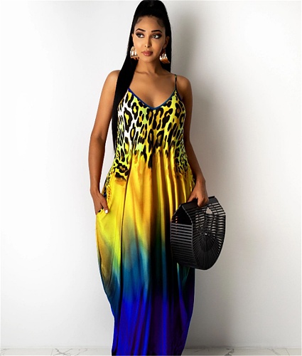 Sleeveless Loose Casual Summer Dresses with Pocket MIL-222
