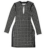 Sexy Backless Hot Drilling Long Sleeves Mini Bodycon Dress BY-7230