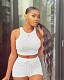 Sportswear Vest Crop Top and Running Shorts Set MEI-9230