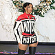 Letter Print Patchwork Zip Jacket+Skirts Streetwear Suits SHD-9618