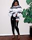 Leisure Round Neck Ruffles Long Sleeved T-shirt Top BS-1165