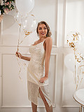XS Sparkling Backless Slit Sequin Slip Dress HONGW-210106-BE