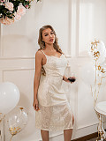 XS Sparkling Backless Slit Sequin Slip Dress HONGW-210106-BE