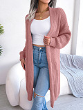 Versatile Loose Long Cardigan Sweater Coats BJS-1226