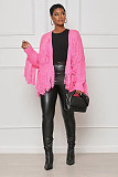 Long Sleeve Open Stitch Tassel Sweater Cardigans TR-1240