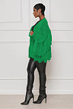 Long Sleeve Open Stitch Tassel Sweater Cardigans TR-1240