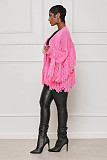 Long Sleeve Open Stitch Tassel Sweater Cardigans TR-1240