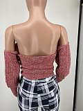 Chic Off Shoulder Knit All Match Slim Sweater YH-5280