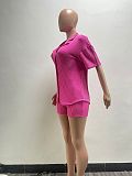 Fashion Girls Short Sleeves Blouse And Shorts Two Pieces Suits NIYA-8177