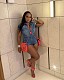 Women Turndown Collar Short Sleeves Denim Bodycon Romper MEM-88627