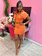 Women Batwing Sleeve Crop Hoodies And Short Skirt Two Pieces Sets CH-24037