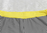 Leisure Stripe Single Sleeve Sport 2 Pieces Short Suits NIK-098