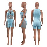 Sexy Transparent Mesh Patchwork Rompers NIK-281