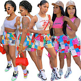 Loose Casual Drawstring Home Beach Shorts FSL-108