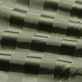 Casual Striped Satin Jacquard Mid Waist Straight Pants HANI-7065
