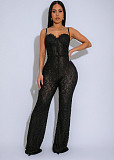 Sexy Strapless Women Sleeveless Straps Slim Long Jumpsuit OSM-4470