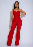 Sexy Strapless Women Sleeveless Straps Slim Long Jumpsuit OSM-4470