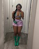 Women Print Sleeveless Crop Top And Flounced Shorts 2 Pieces Sets MEM-88632