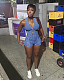 Sexy women sleeveless zipper wash romper NIYA-8188