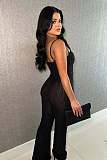 Sexy Strapless Women Sleeveless Straps Slim Long Jumpsuit OSM-4470