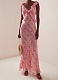 Fashionable Tea Break French Design Floral Seaside Holiday Dress