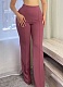 New Fashion Slim Fit Flared High Waist Wide Leg Trousers
