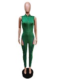 Fashionable Hip-revealing Slim-fitting Leg-revealing Sports Pleated Jumpsuit