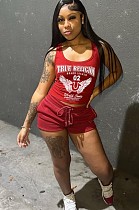 Women Summer Tank Top&Shorts Tracksuit Set