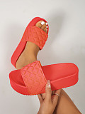 2025 Summer Fashion All-Matching Beach Vacation Thick Bottom Women's Sandal Slippers