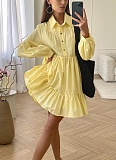 2025 Casual Spring New Cotton Shirt Dress