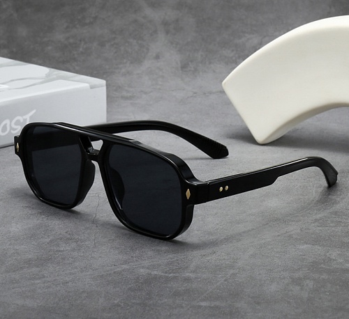 Fashion Square Frame Sports Sunglasses For Men Outdoor Driving Sun Protection Sunglasses
