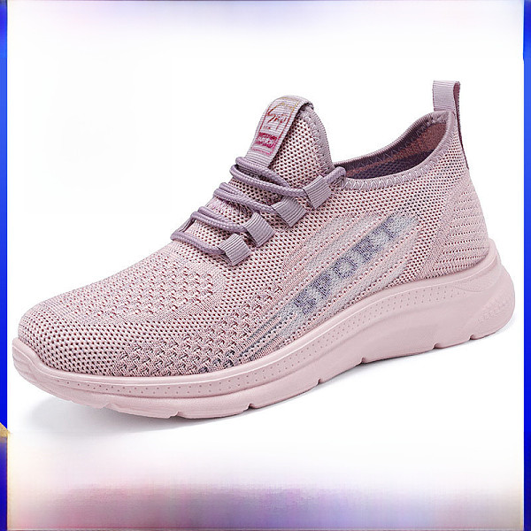 Women's Shoes 2025 New Spring and Autumn Women's Shoes Pumps Flying Woven Casual Women's Sports Shoes