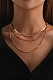 Hip-Hop Geometric Multi-Layer Necklace Fashion Punk Pop Short Necklace