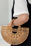 Versatile Bamboo Bag Women'S Spring And Summer New Niche Bamboo Woven Bag Handbag