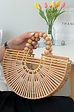 Versatile Bamboo Bag Women'S Spring And Summer New Niche Bamboo Woven Bag Handbag