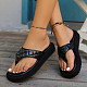 Women's Thick-Soled Flip-Flops 2024 Summer New plus Size Casual Thick-Soled Flip-Flops