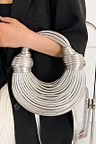 New Hand-Woven Ramen Bag Wire Bag Hand-Held Shoulder Underarm Messenger Bag
