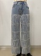 Fashion Buttoned Tassel Loose Straight Denim Trousers